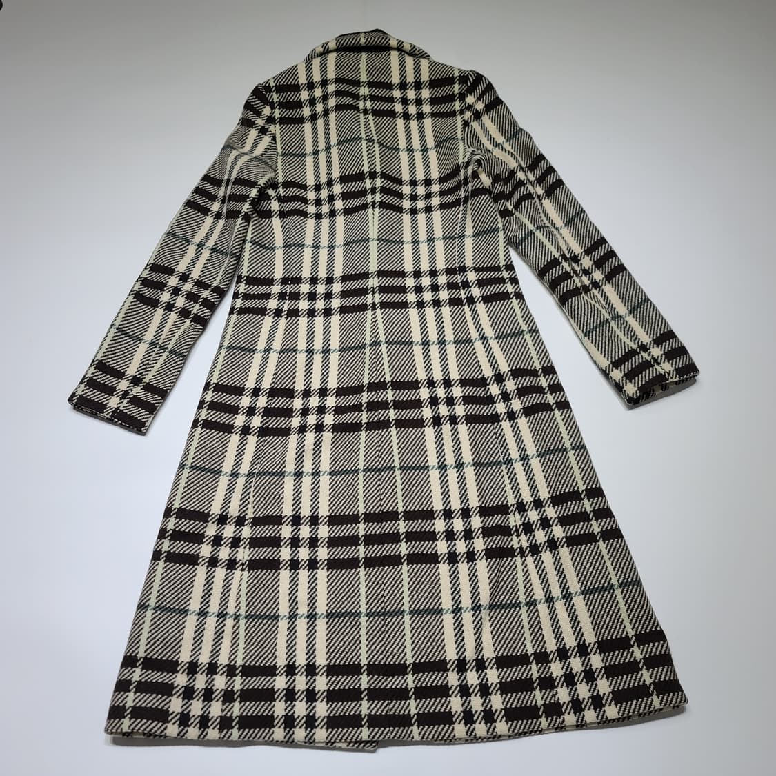 버버리 노바체크 울 롱코트[XS] 상품이미지7