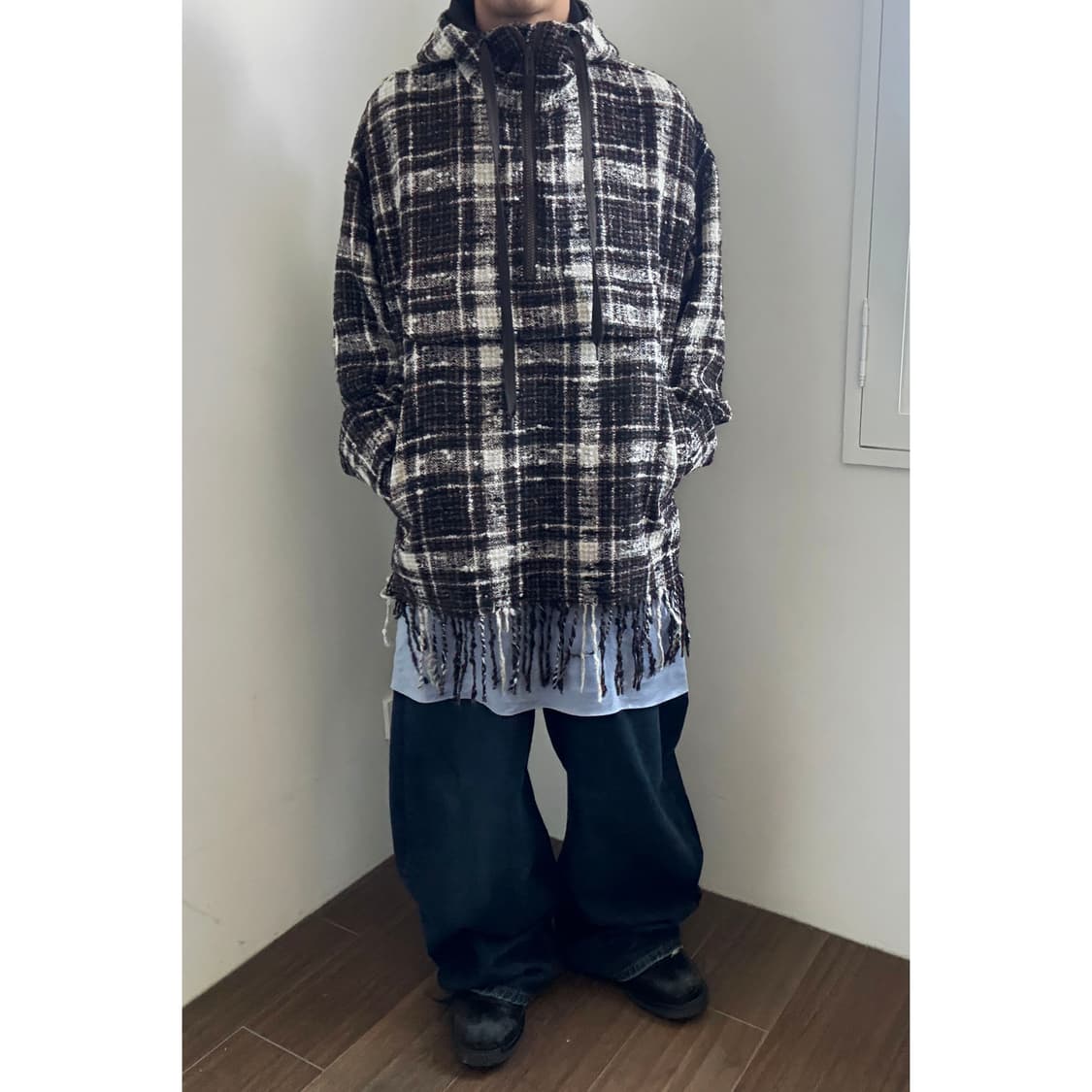 CMMN SWDN Fringe Hoodie 상품이미지1