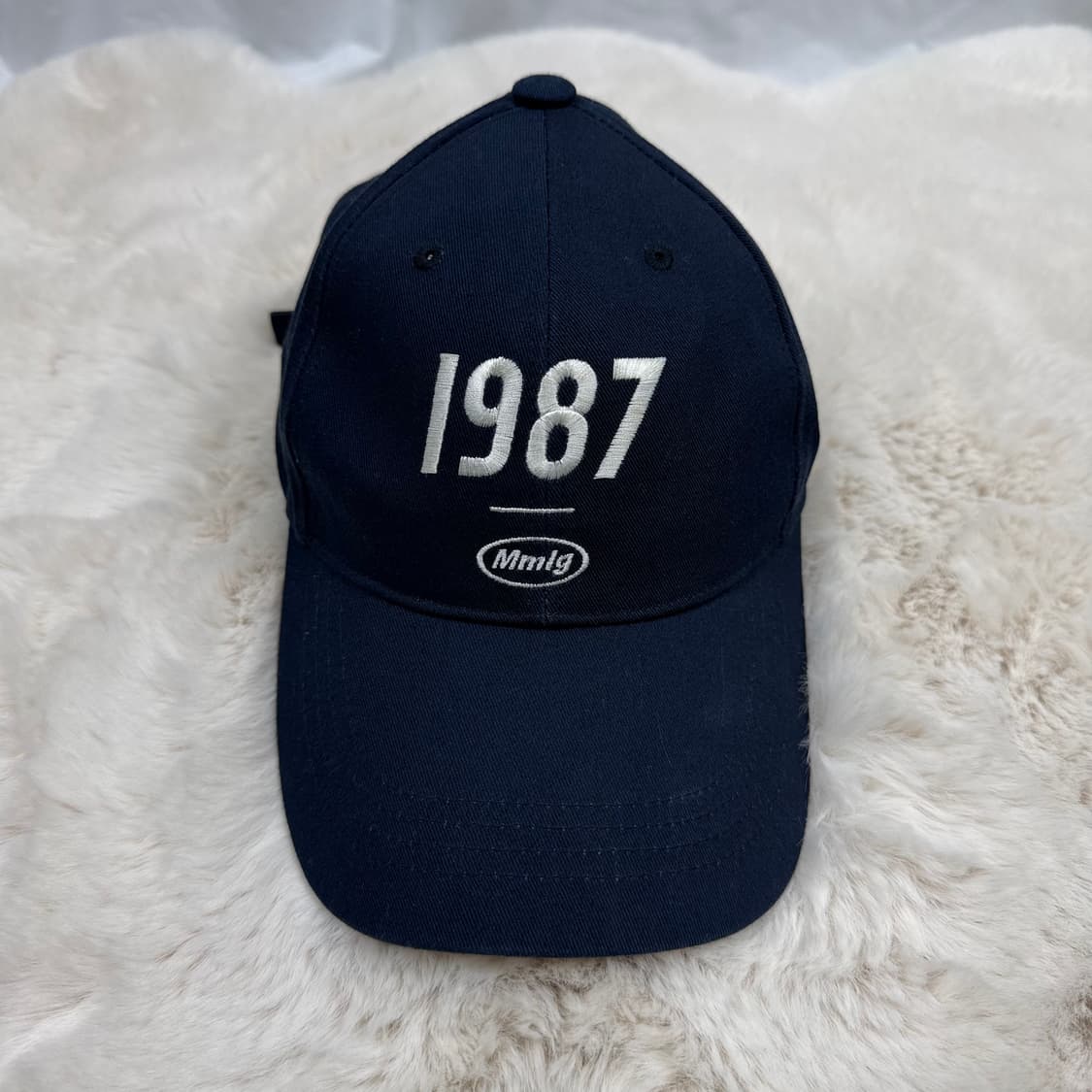 F) Mmlg 자수로고 볼캡 네이비 상품이미지2