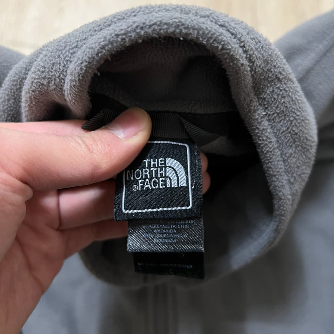 노스페이스 로고 플리스 후리스 자켓 S/90  상품이미지5