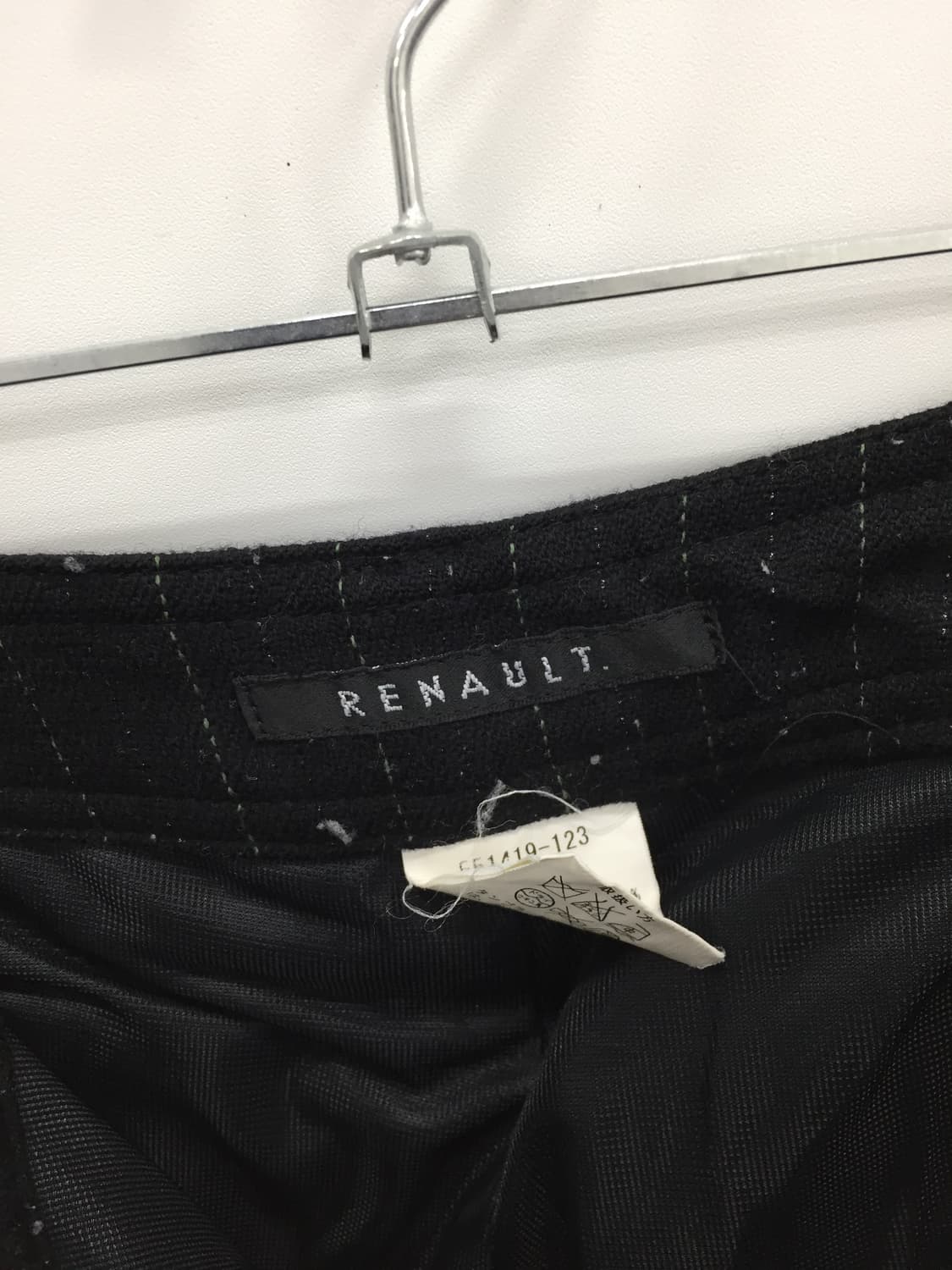 'RENAULT' Wool Check Crop Pants 상품이미지8