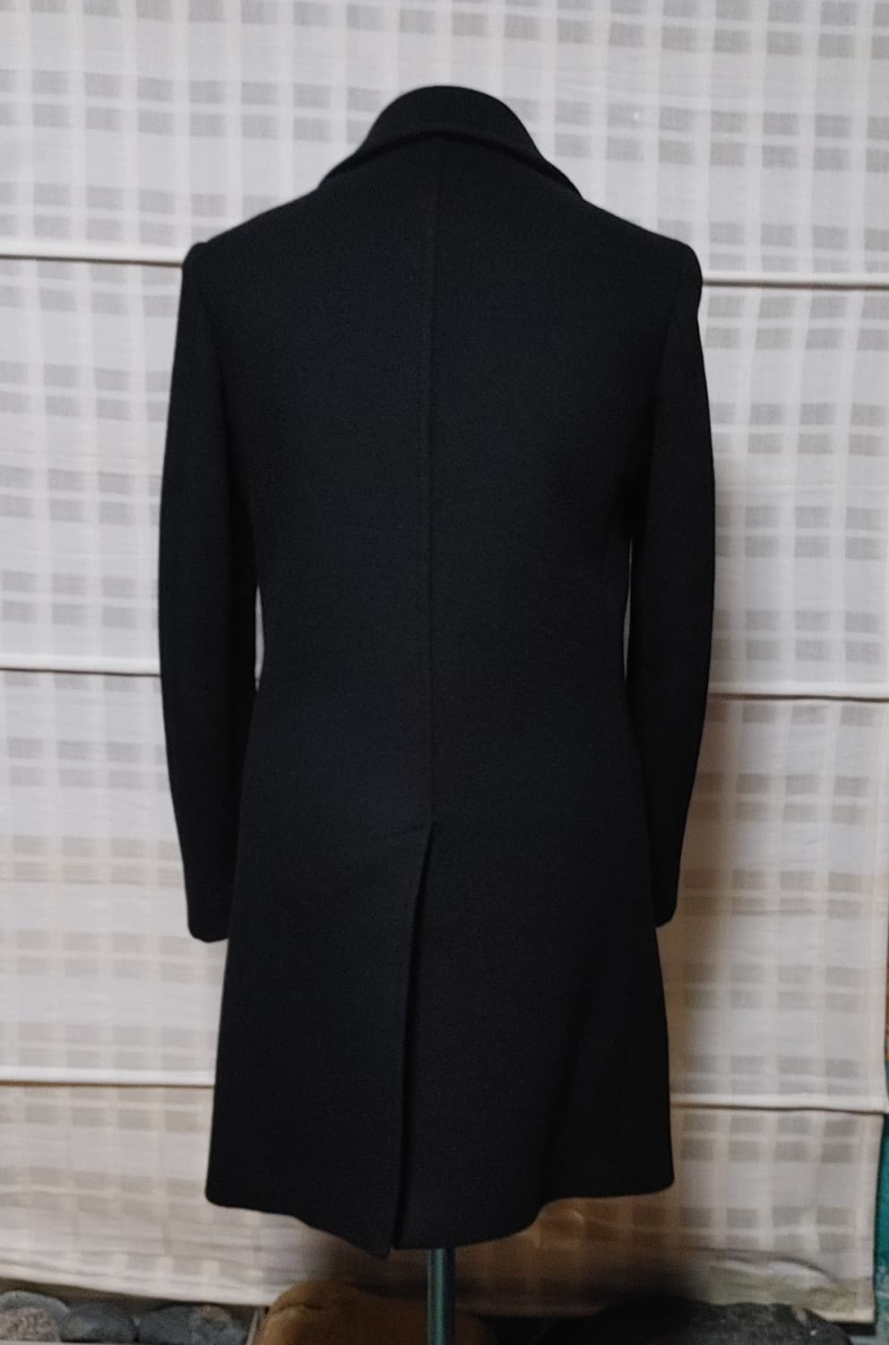 (한섬) 시스템 옴므 블랙 더블 코트 95 / 캐시미어 블렌디드 상품이미지2