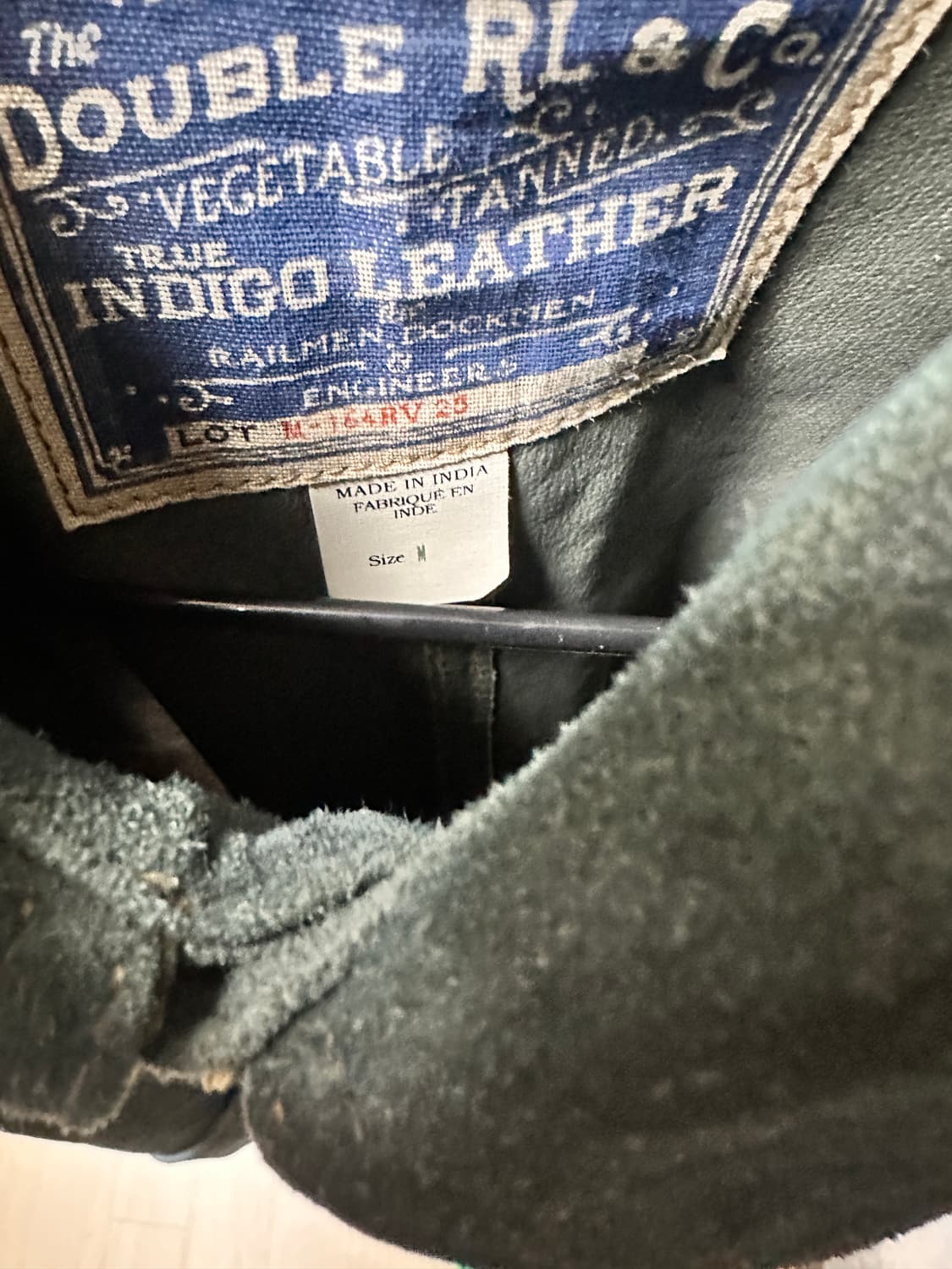 RRL 인디고 러프이웃 스웨이드 자켓 M 상품이미지4