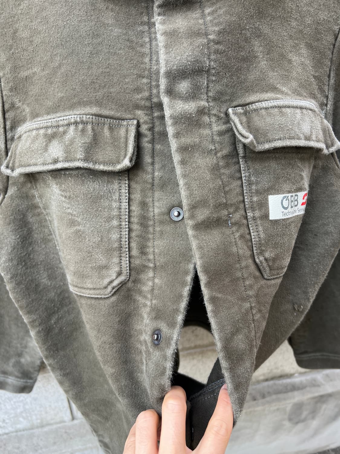 OLD EURO MOLESKIN FRENCH WORK 빈티지몰스킨워크자켓 상품이미지7