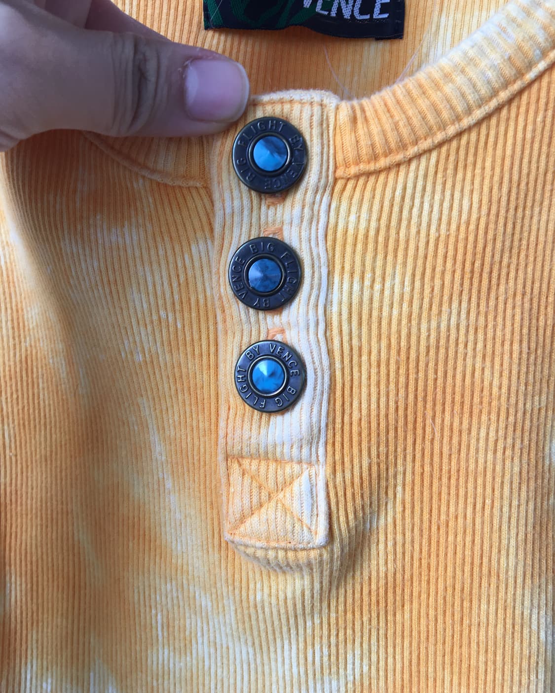Button point dyed ribbed sleeveless 상품이미지4