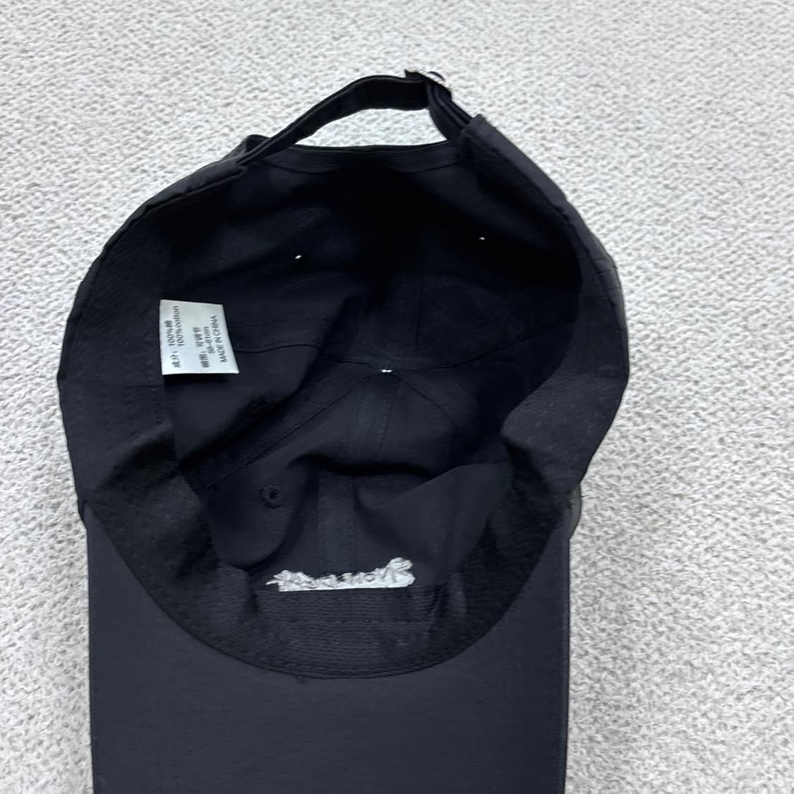 58-61cm 스노우피크 1958 자수 블랙 나일론 볼캡 0604E2 상품이미지6