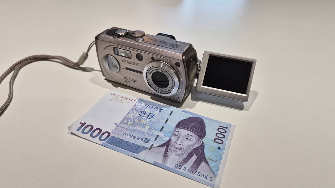 작례O 한예슬 디카 케녹스 a5 알파 5 빈티지 디지털카메라 레트로 상품이미지1
