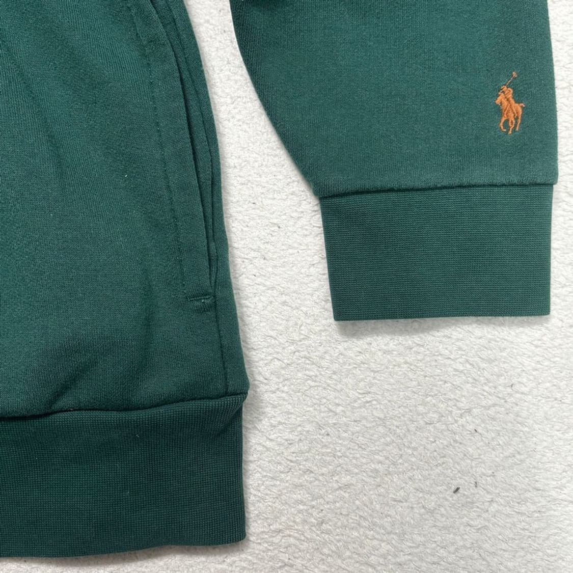 POLO RALPH LAUREN RL 플리스 로고 후드티 딥그린 XL 상품이미지3