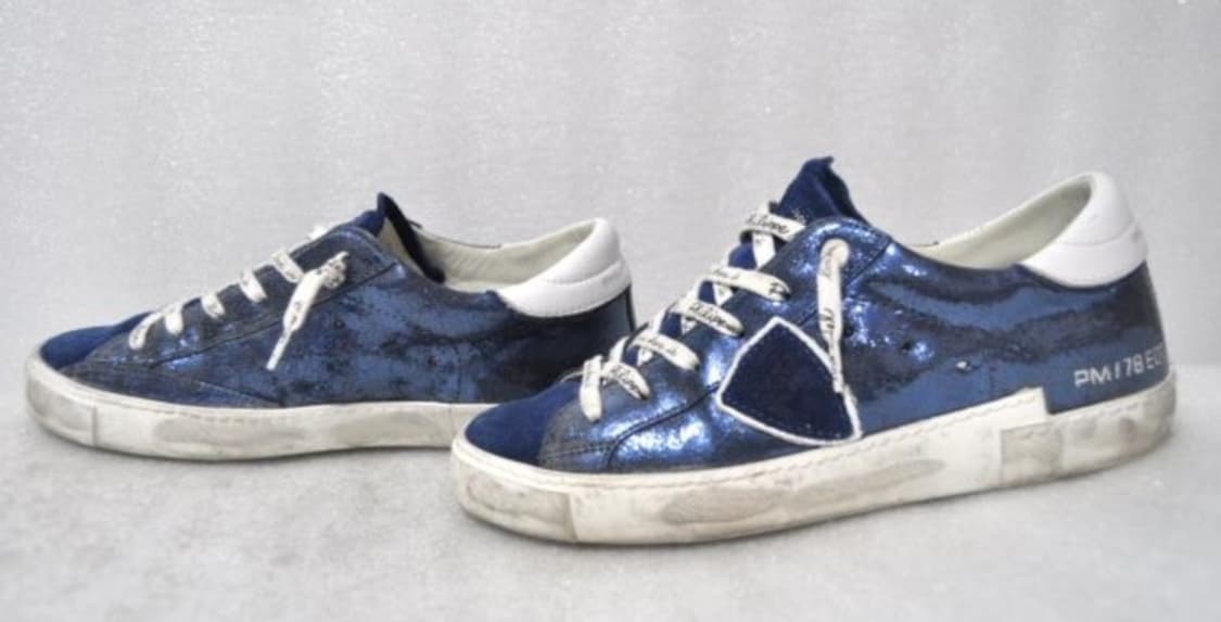 필립모델/여성크랙빈티지스니커즈(사이즈230)정품 상품이미지4