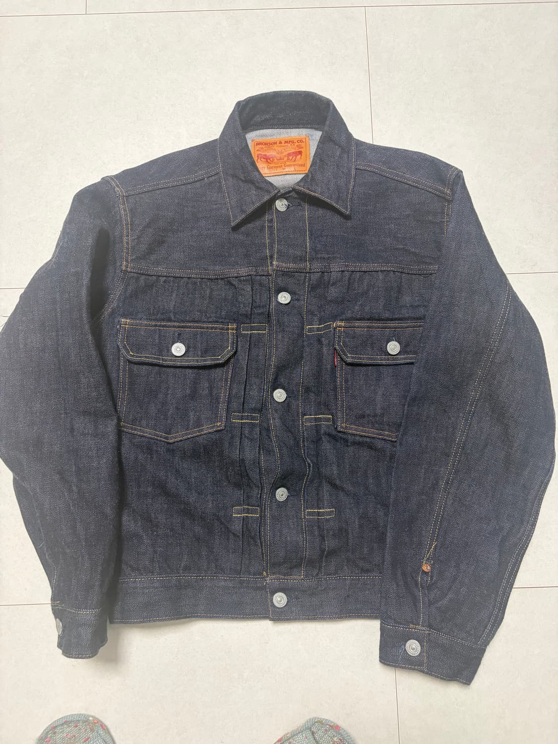 브론슨 데님자켓 40사이즈 팝니다 상품이미지3