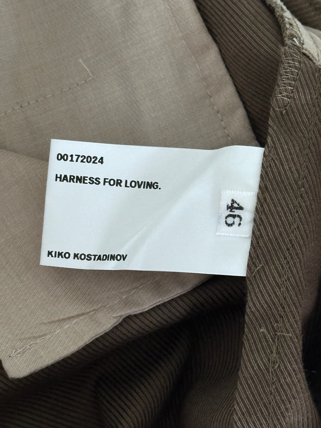 [46] 키코 코스타디노브 오네 K 다트 팬츠 브라스 그린 상품이미지5