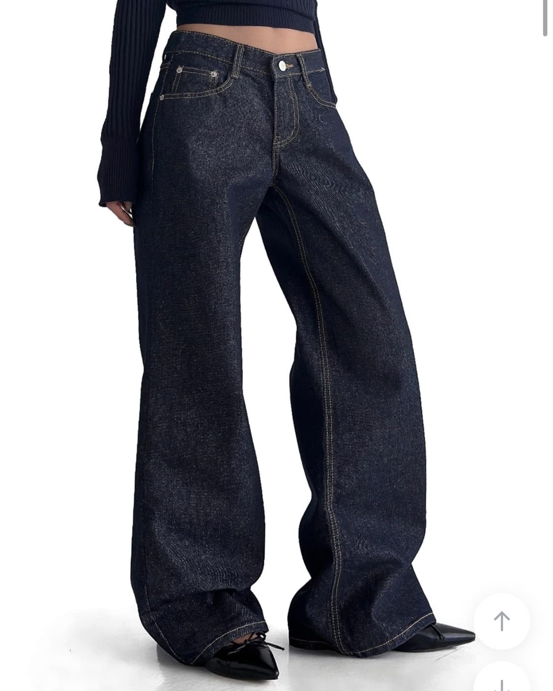 릿킴 NONFADE FLARE RAW JEANS 새상품 상품이미지2