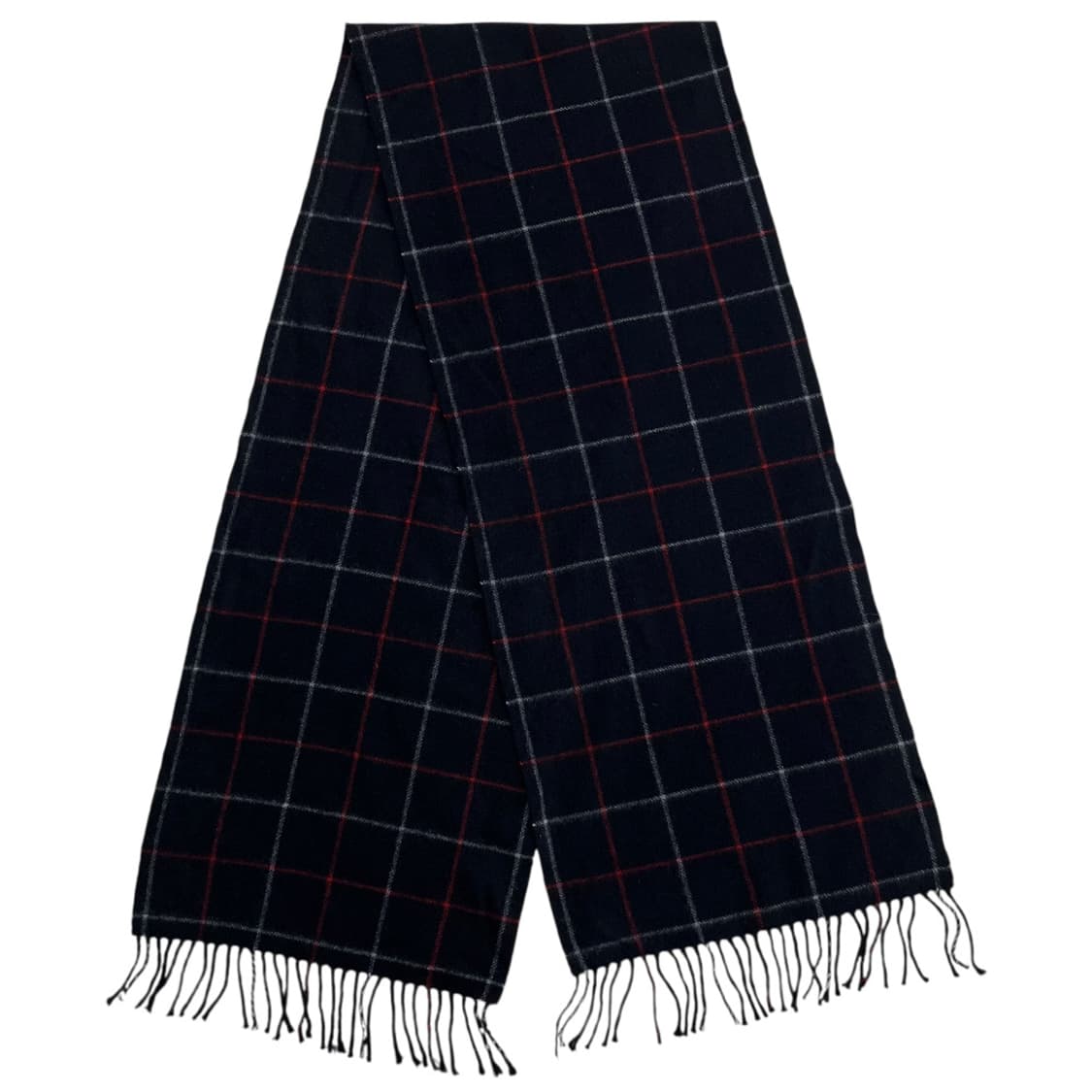 버버리 캐시미어 네이비 머플러 상품이미지4