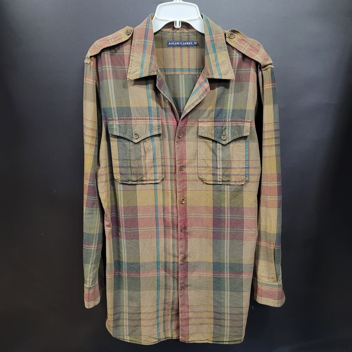 Ralph Lauren 랄프로렌 빈티지 체크패턴 웨스턴 셔츠  상품이미지1