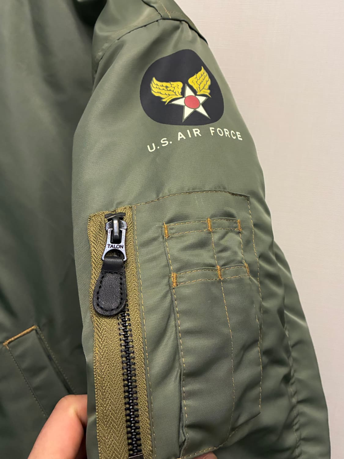 (M)브론슨 us 미공군 MA-1 플라이트 항공자켓 1950s 상품이미지5