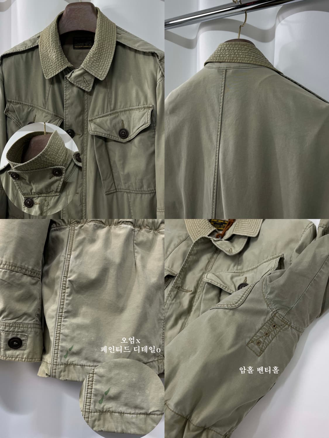 폴로 랄프로렌 유니언잭 유틸리티 M-51 컴뱃 밀리터리 필드자켓 상품이미지4