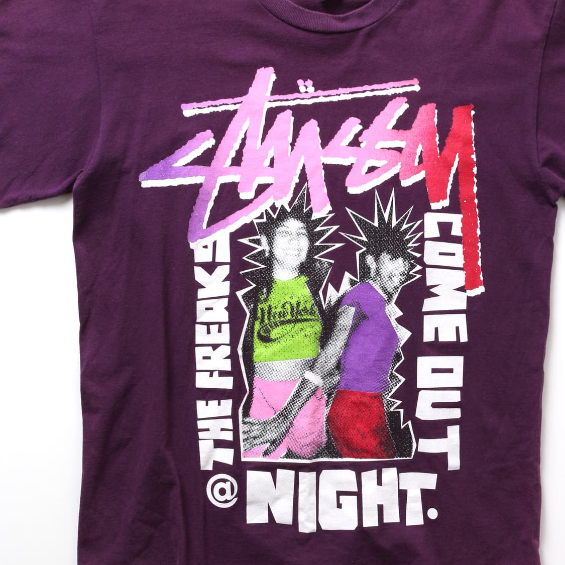 스투시 90s THE FREAKS 하프티셔츠  상품이미지4