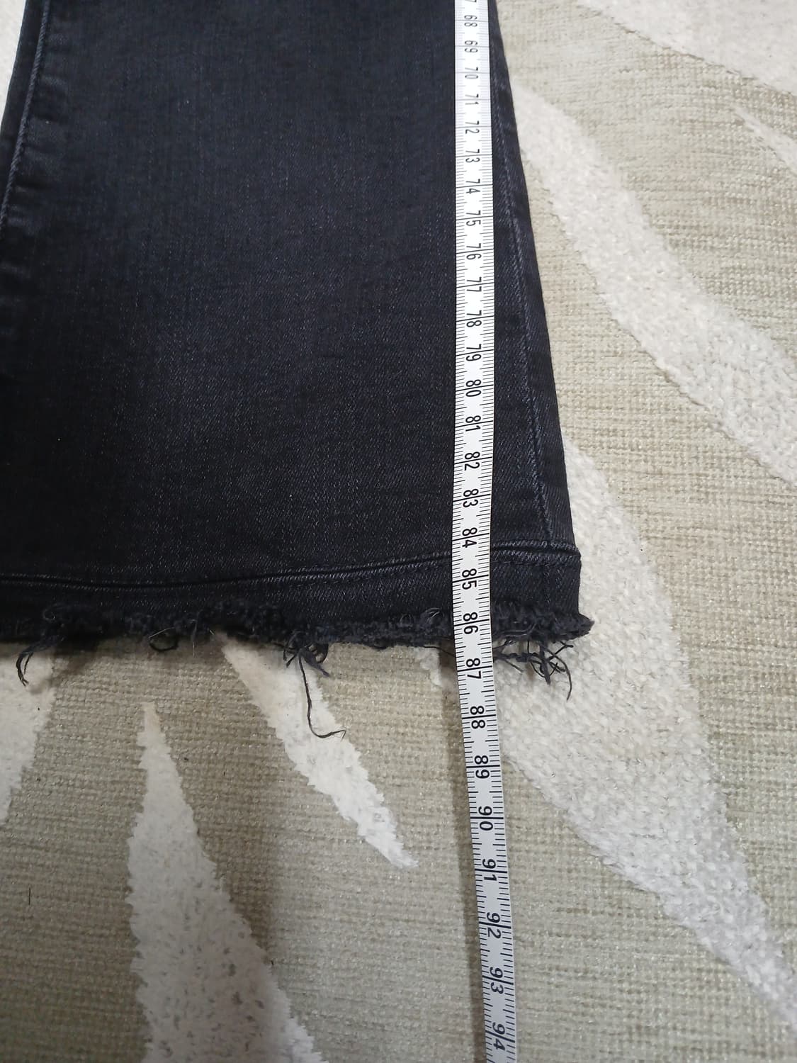 에이지 진 더 조디 크롭 블랙진  ag- ed denim 상품이미지9