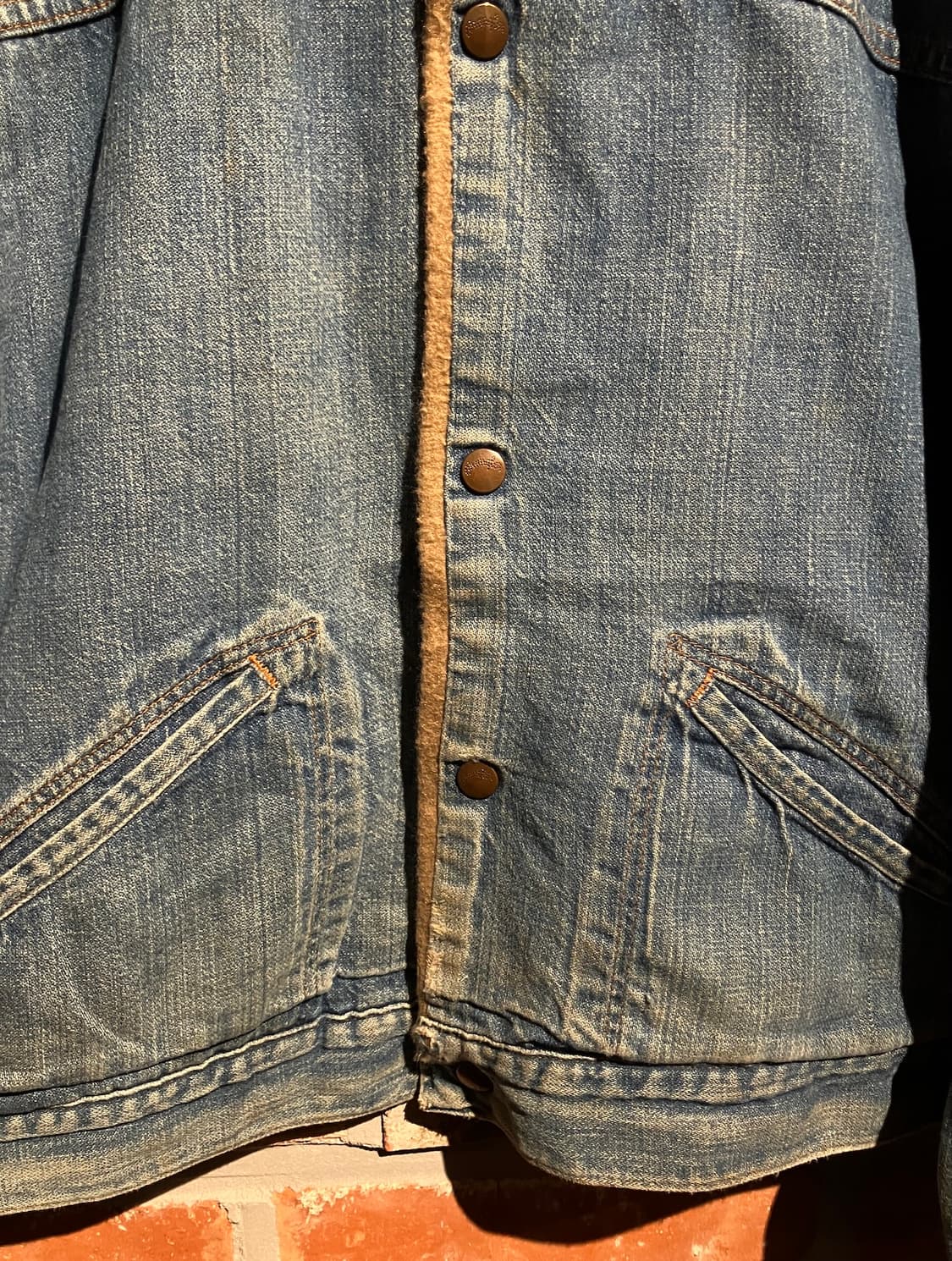 70s USA 빈티지 랭글러 데님 셰르파 자켓 상품이미지6
