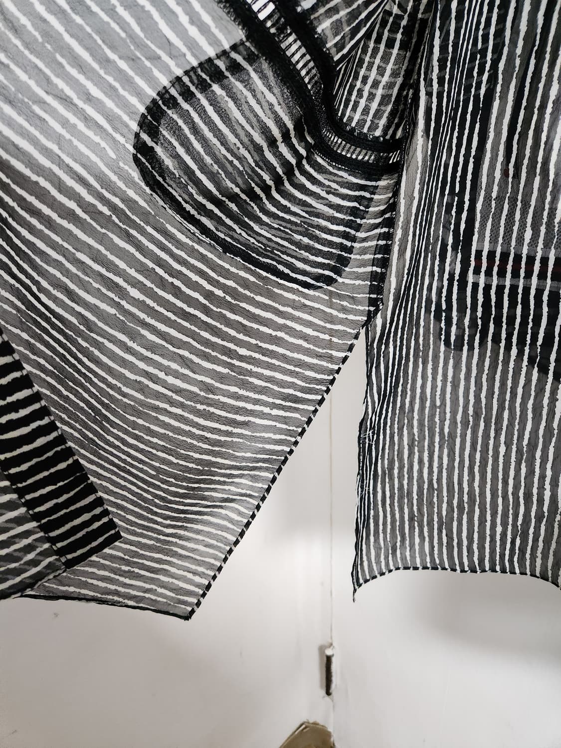 TWO-ST  시스루 롱 셔츠  가디건 FREE 상품이미지5