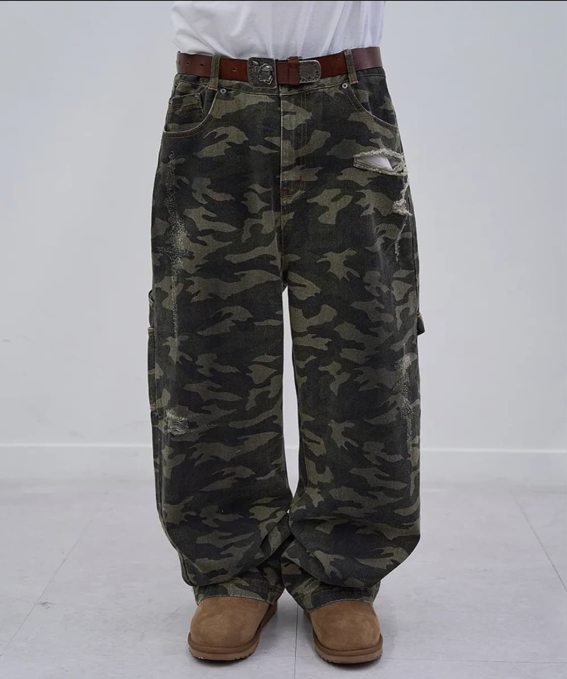 메인부스 카모 팬츠 Destroyed Camo Pants 2 상품이미지1