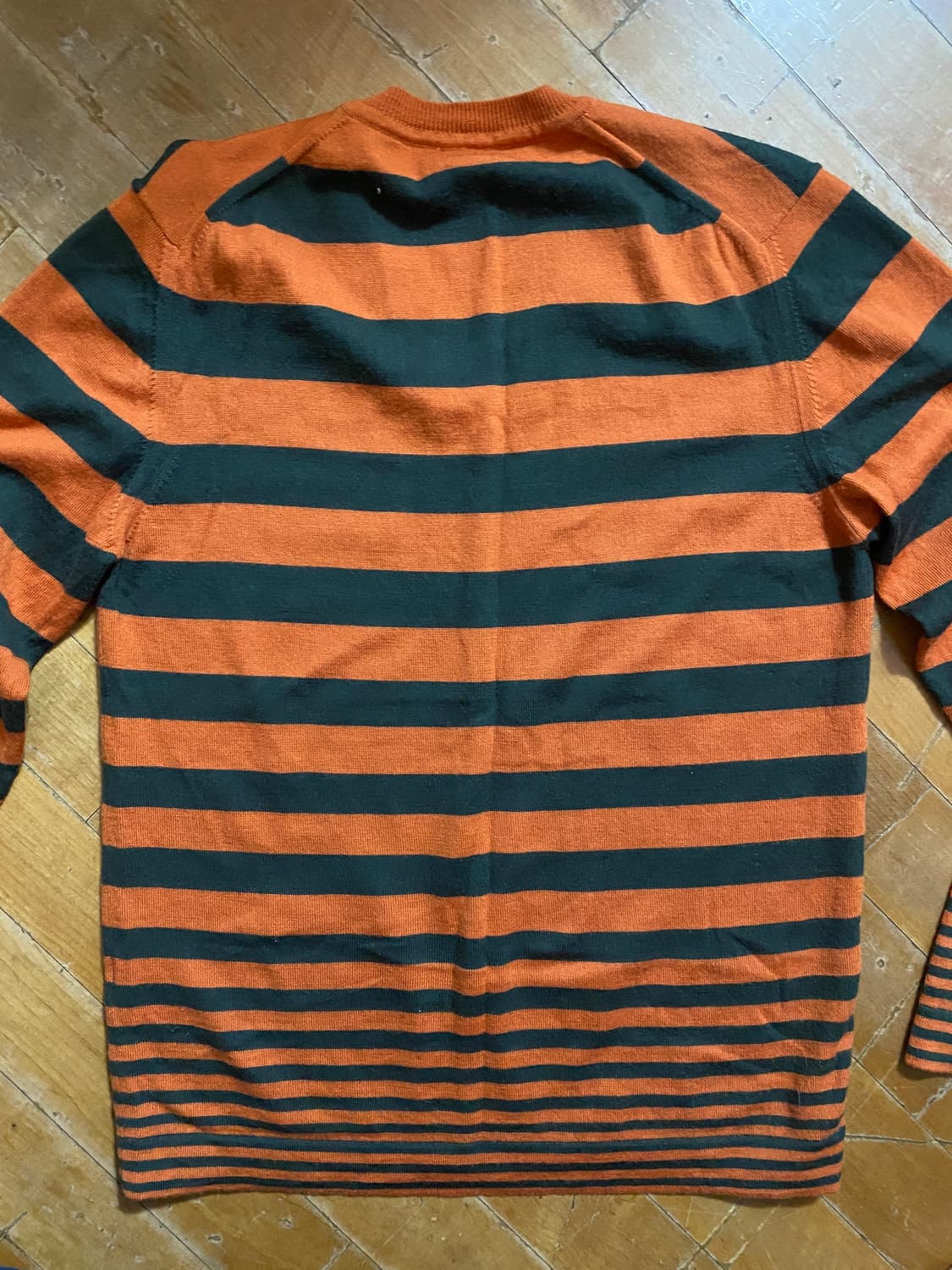 폴스미스 오렌지 스트라이프 메리노울 니트 M (100) 상품이미지4