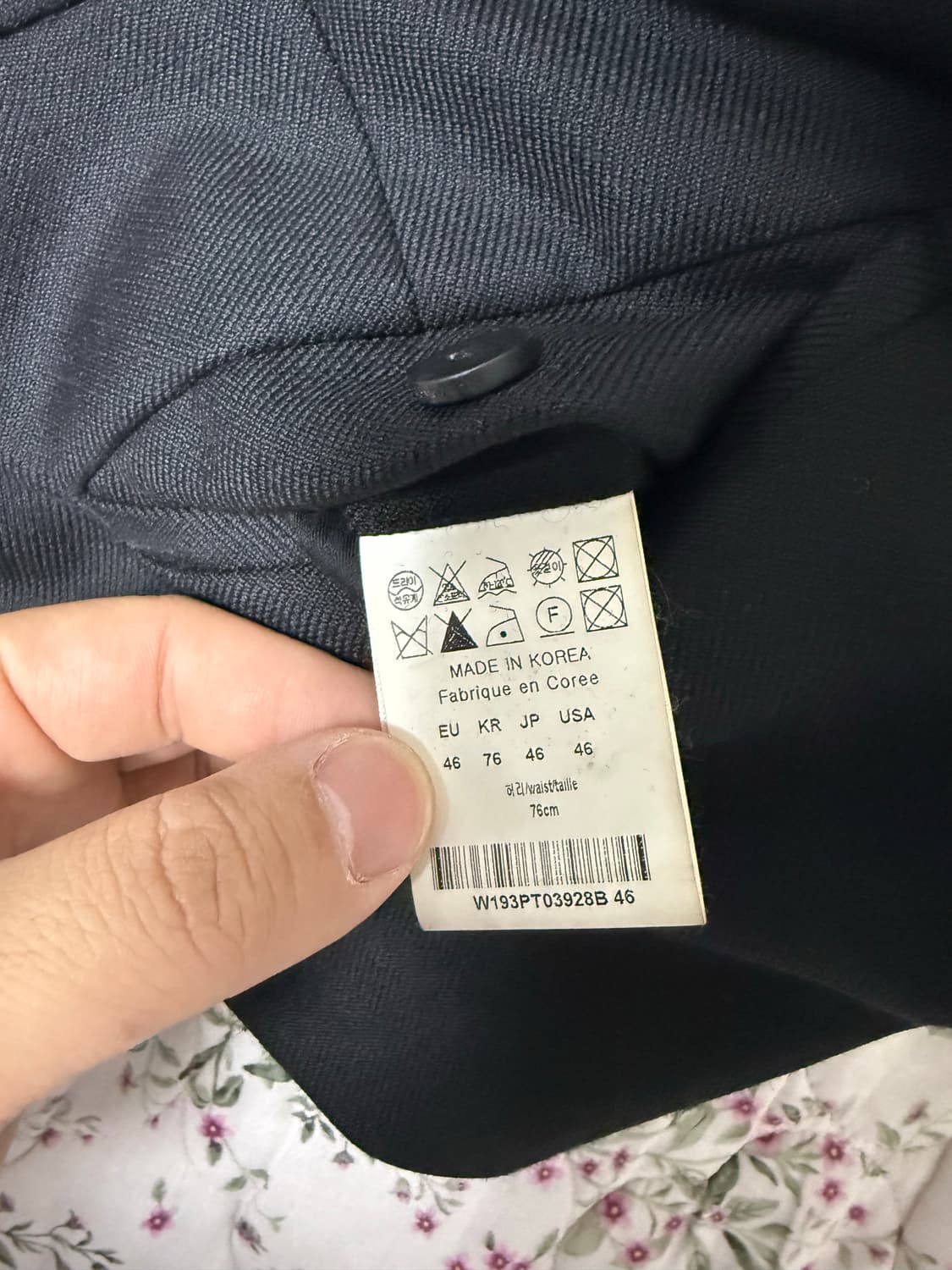 우영미 19FW 울 턴업 슬랙스 46(새상품) 상품이미지3