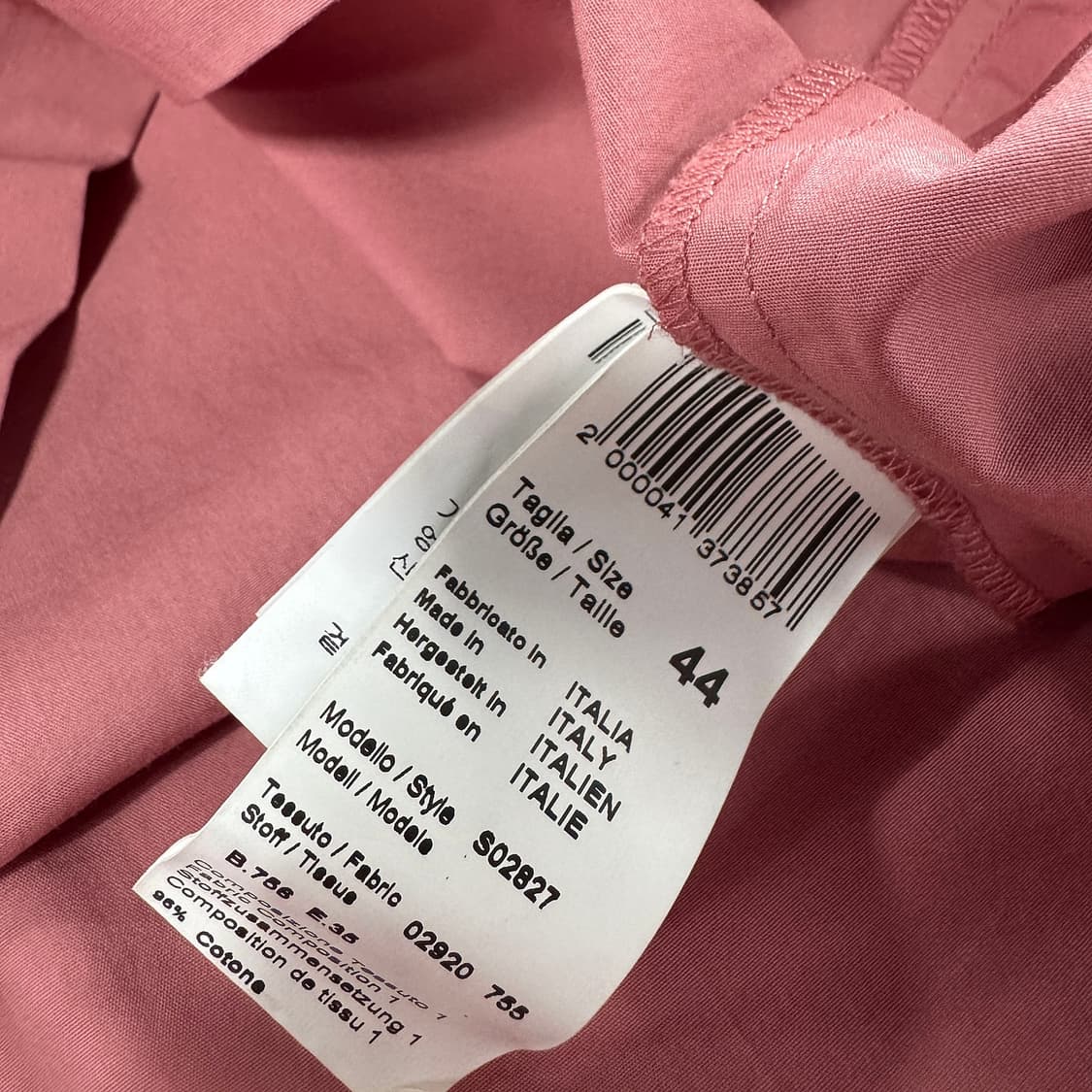 페세리코 드로스트링 코튼 바디콘 드레스 상품이미지4