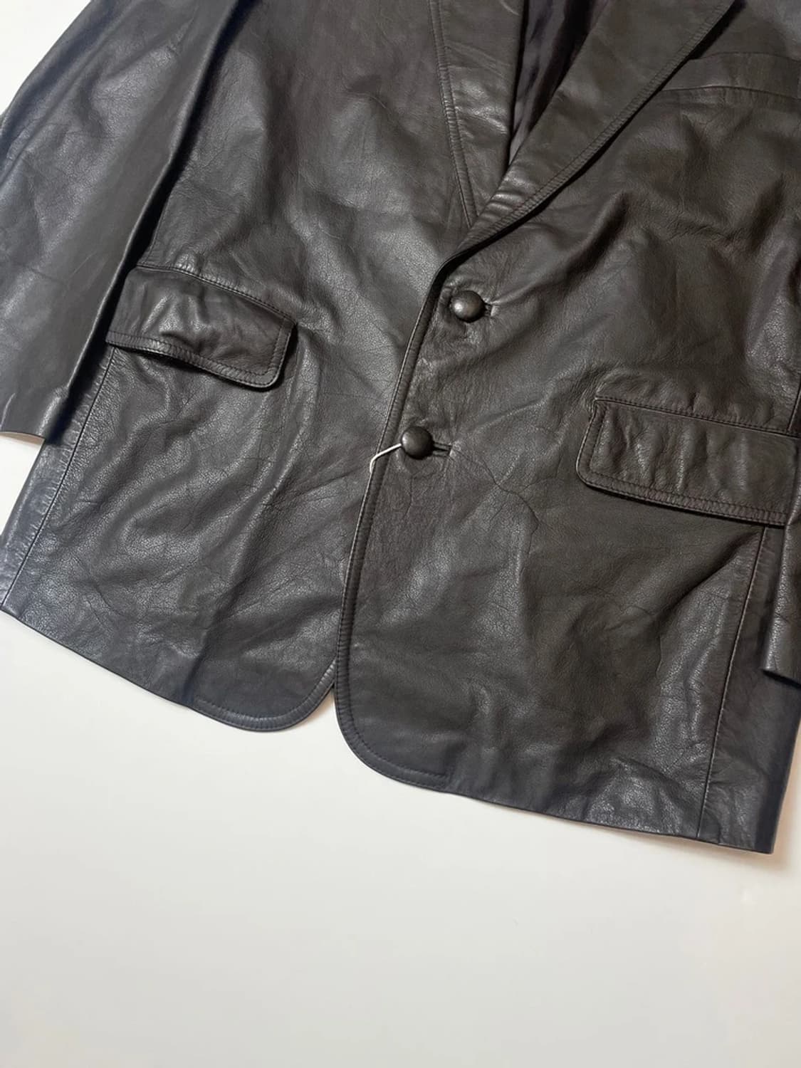 Selected 00's 레더 블레이저 자켓 PN9529 상품이미지3