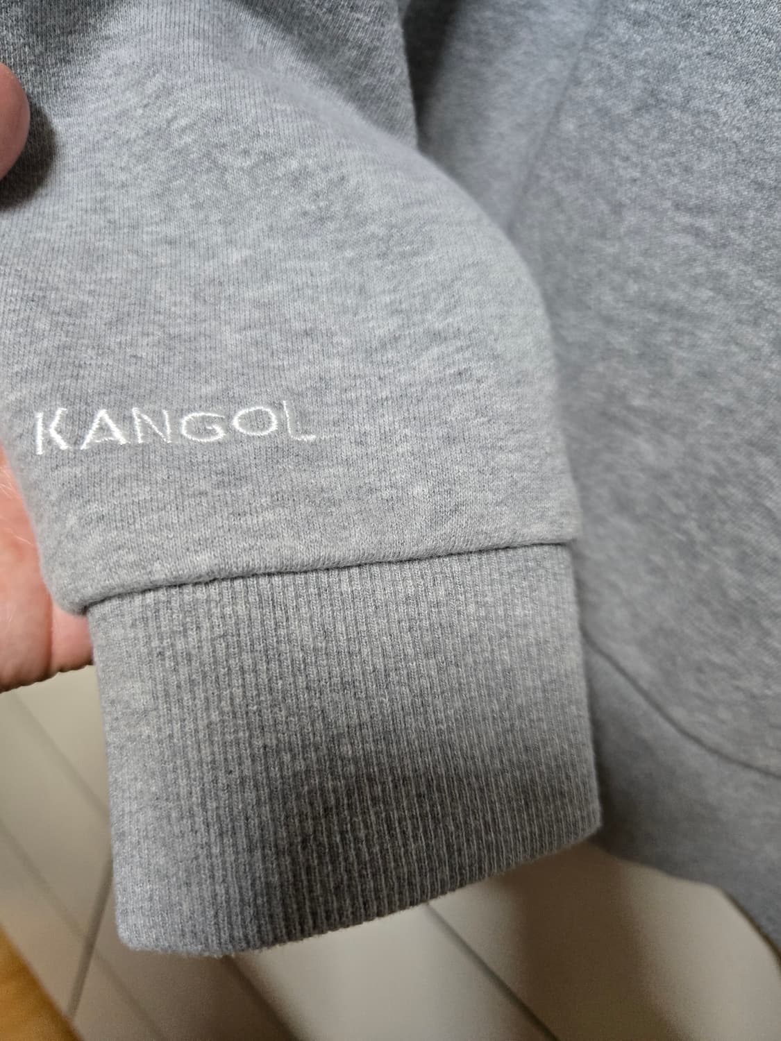 캉골 멜란지그레이 후드 집업 상품이미지5