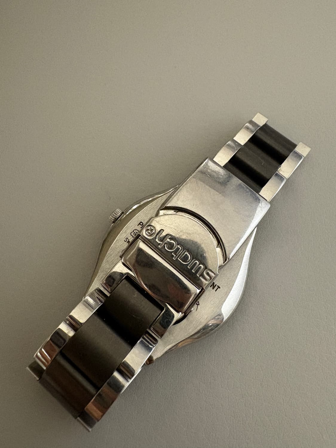 스와치 아이러니 빈티지 메탈시계 상품이미지2