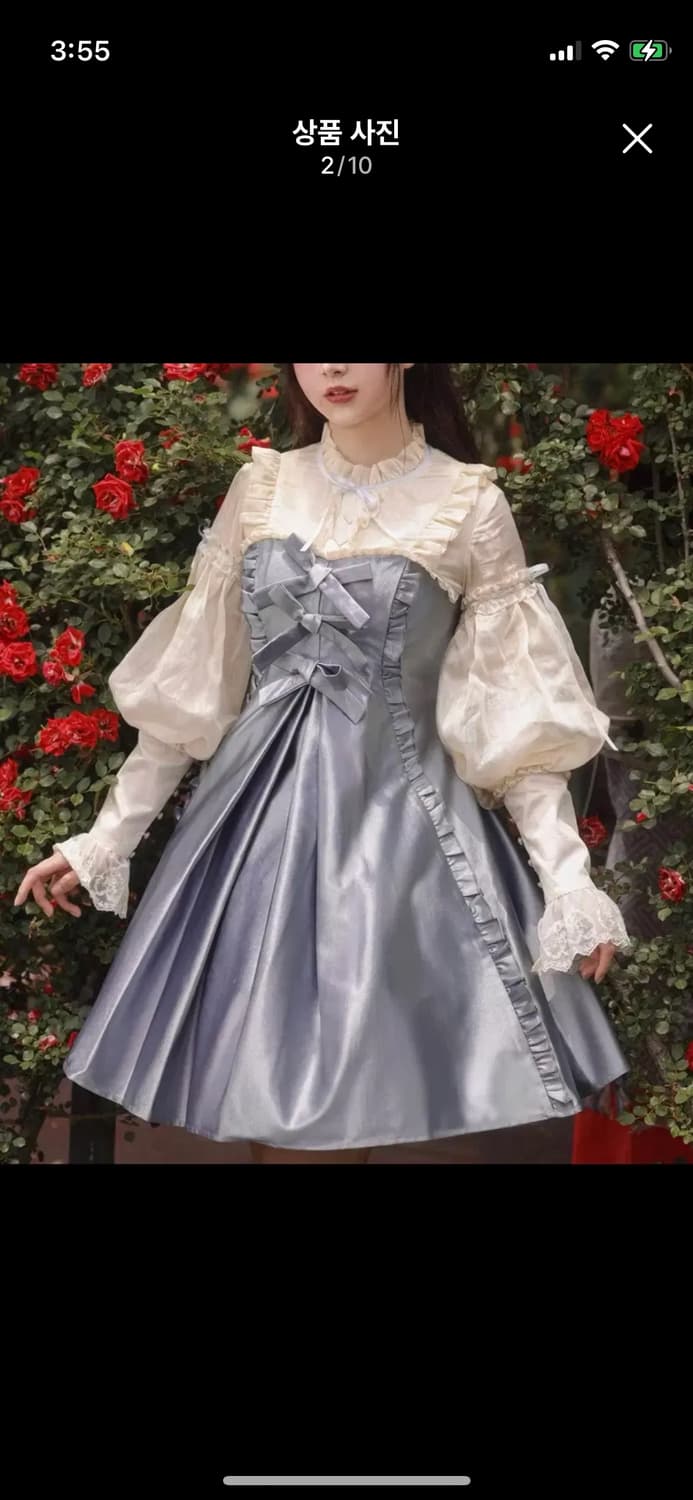 Booboo 블루 로리타 원피스(양산계 등) 상품이미지2