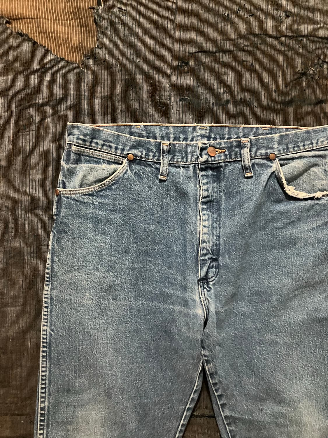 🇺🇸 80s USA 빈티지 랭글러 13MWZ 카우보이컷 데님 팬츠 상품이미지3