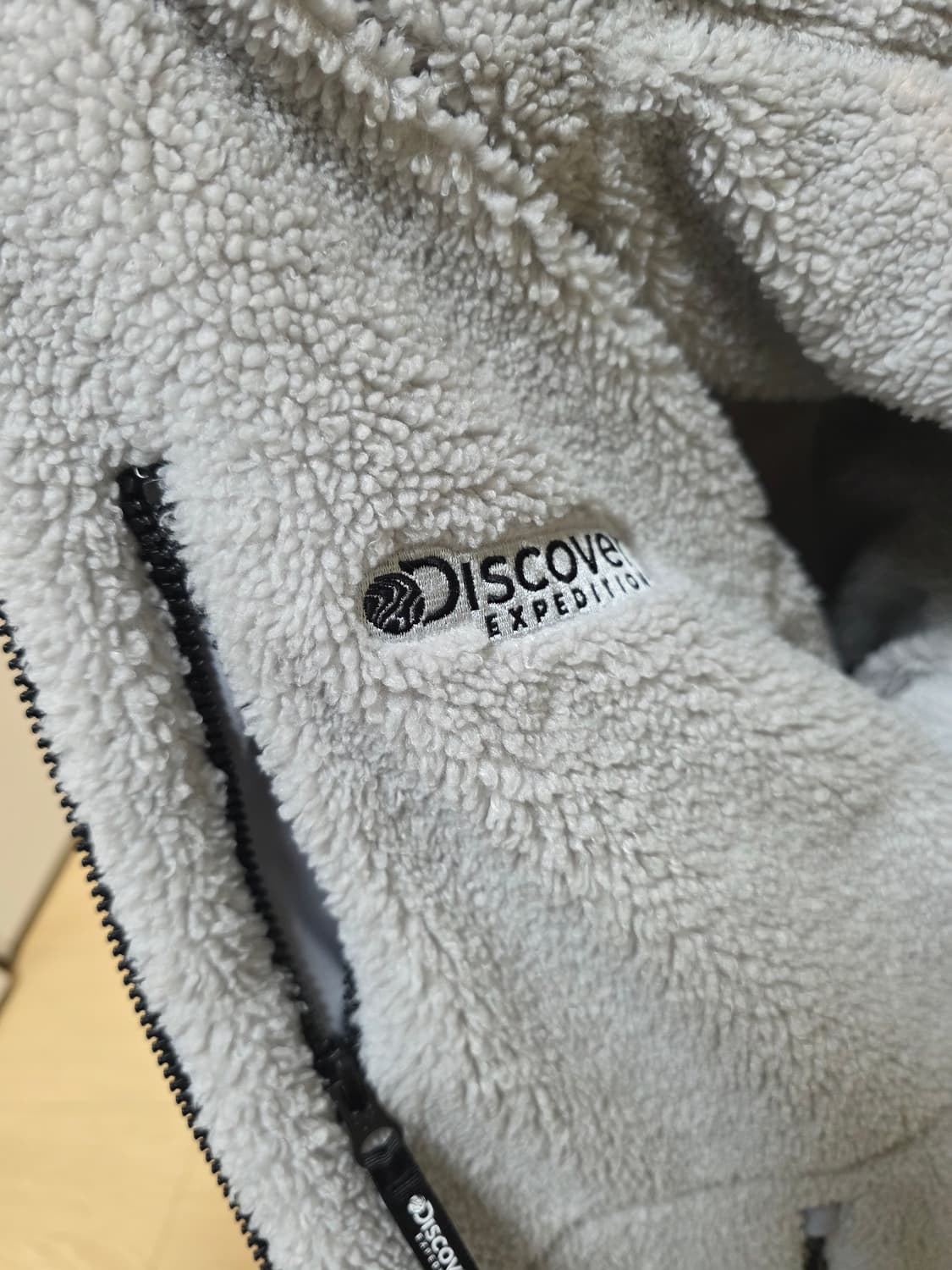 디스커버리 양털  양면 패딩 점퍼 상품이미지5