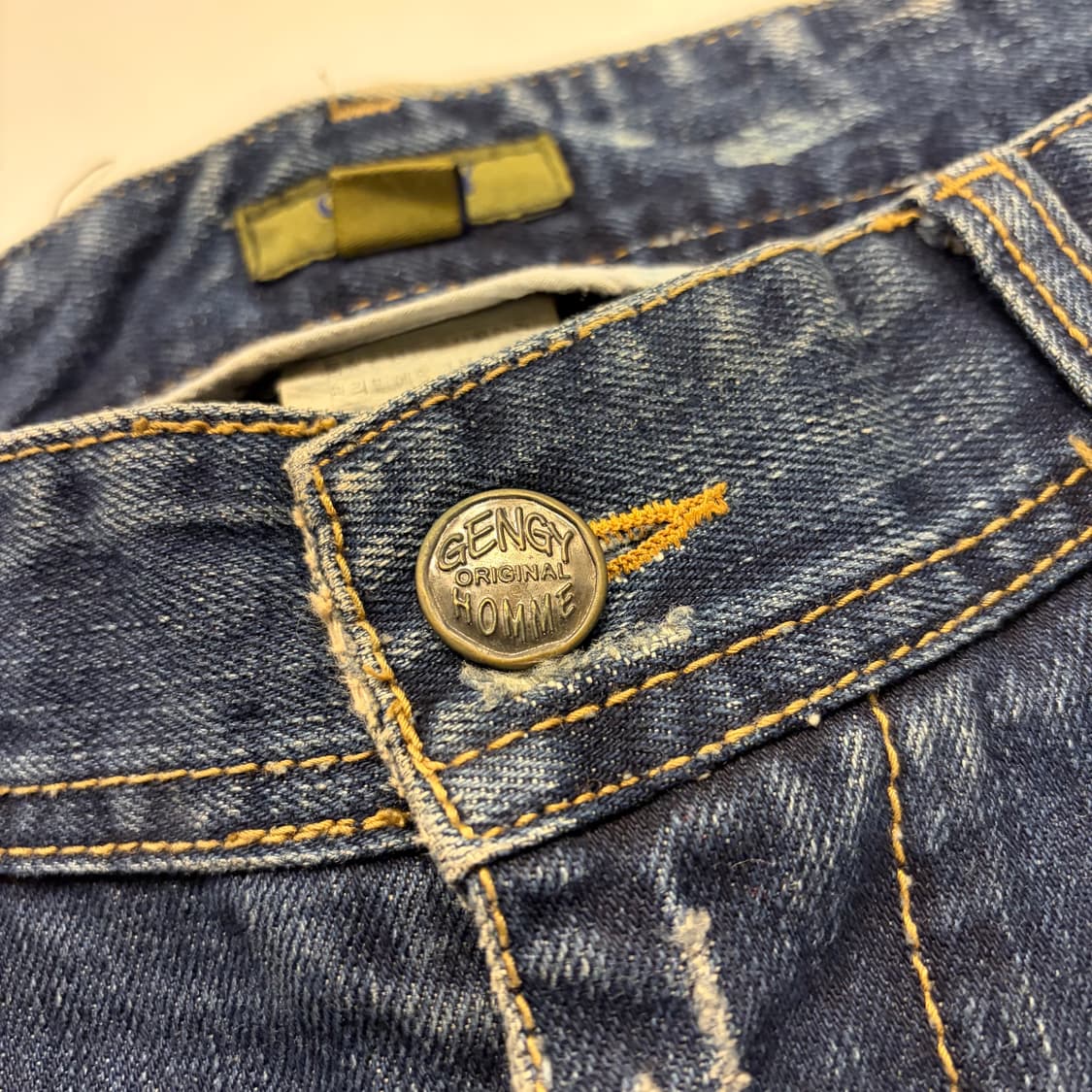 [52] 젠지 옴므 데미지 워싱 청바지 데님 팬츠 B856 상품이미지4