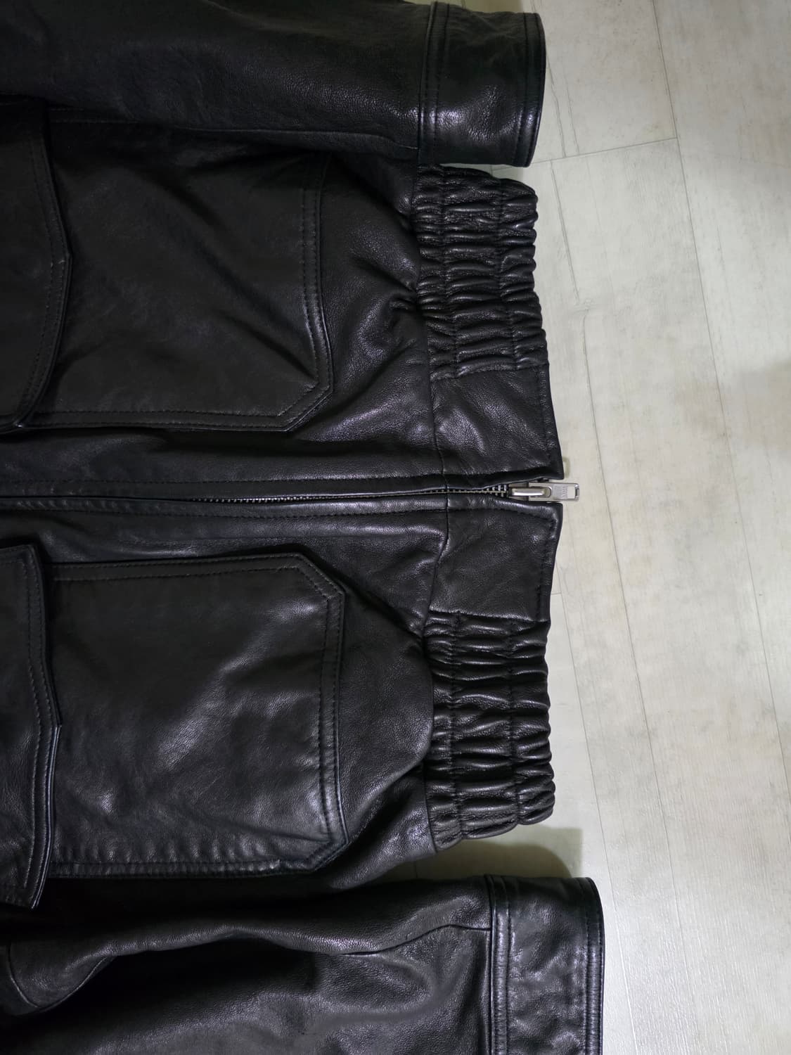 도프제이슨 a-2 프리미엄 베지터블 램스킨 레더 자켓 M 상품이미지3