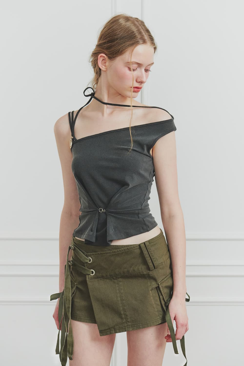 페인오어플레져 RUBY HOOK TOP charcoal 상품이미지1