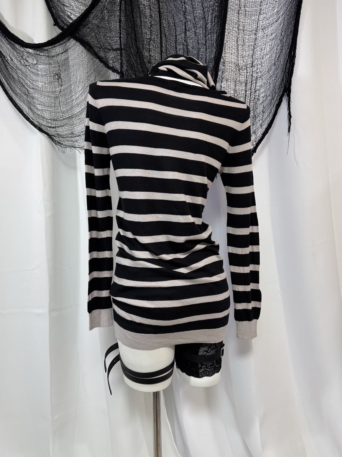  stripe knit neck warmer set 상품이미지4