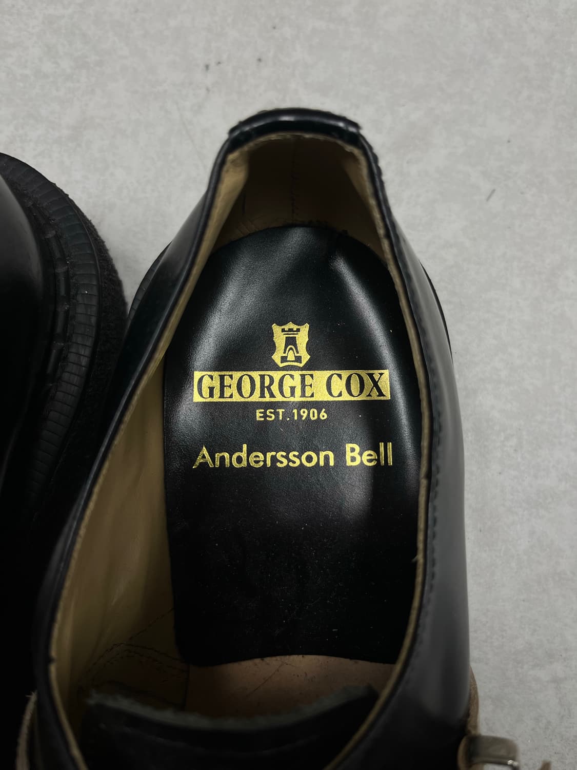 앤더슨벨 X 조지콕스 포인트 토 스트랩 슈즈 상품이미지2