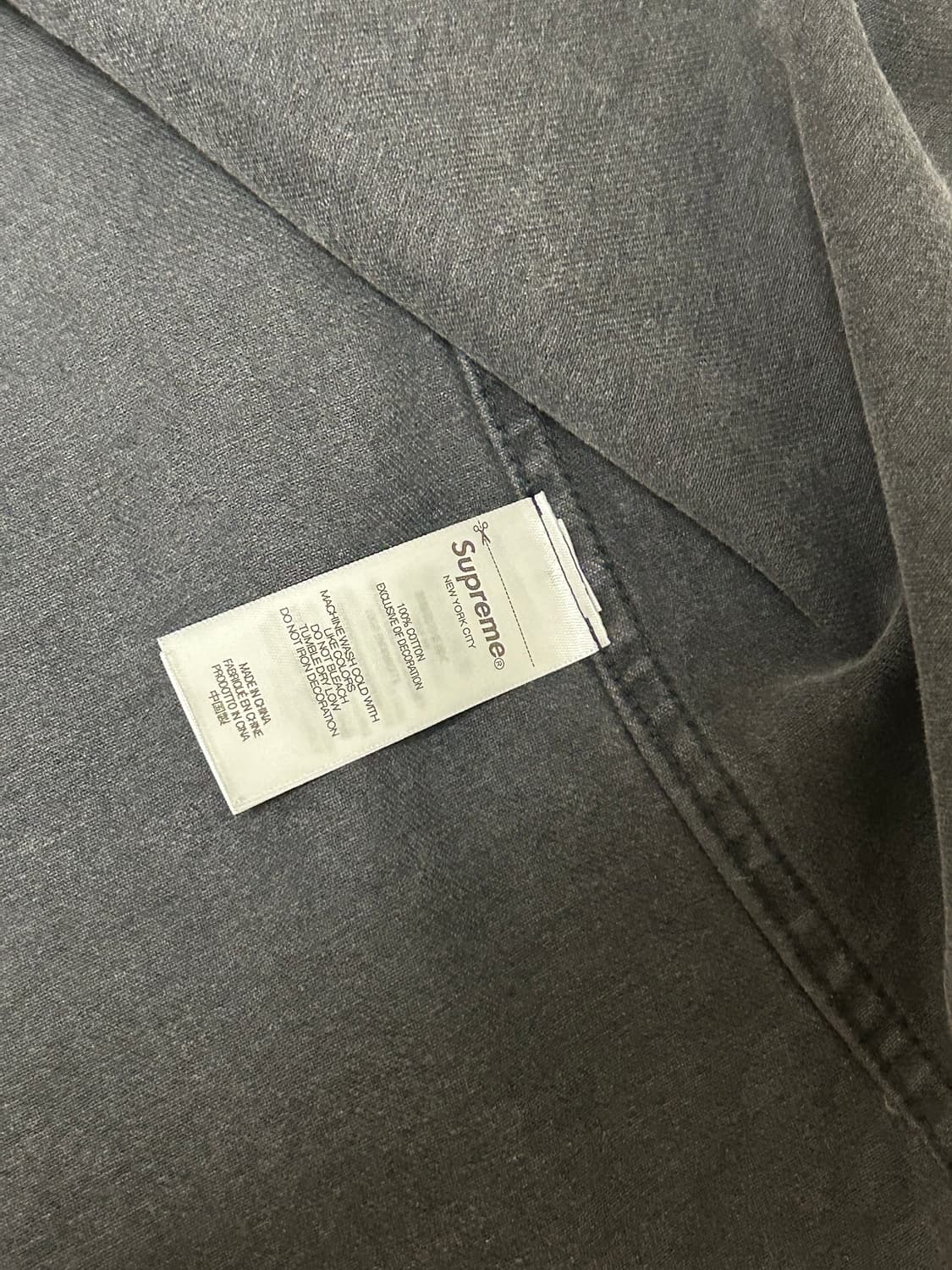 슈프림 스몰박스로고 데님 셔츠 25ss XL 상품이미지3