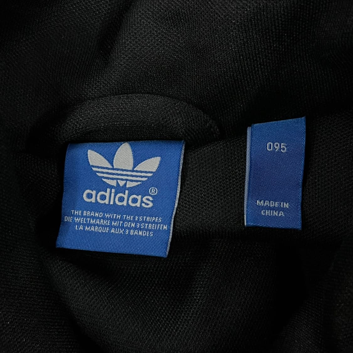 [정품/95] 아디다스 블랙 삼선 져지 원피스 트랙 자켓 b18 상품이미지5