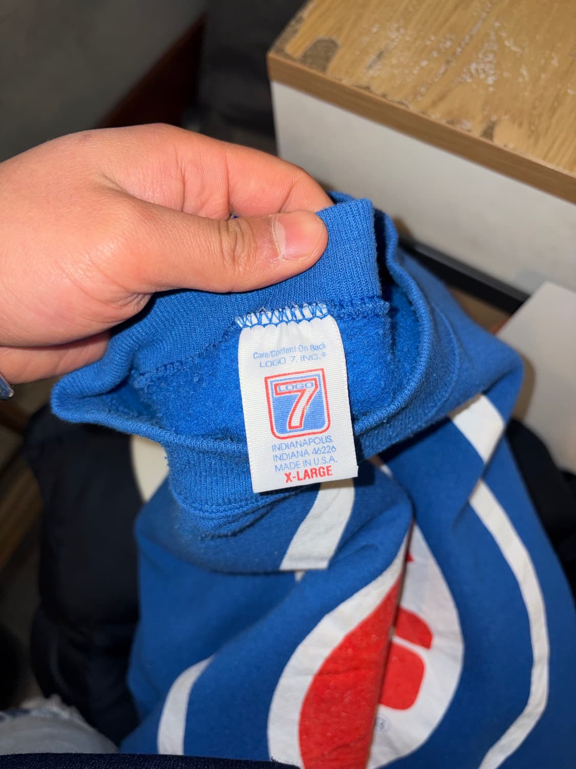 90’s UBS Chicago Cubs logo print sweats 상품이미지9