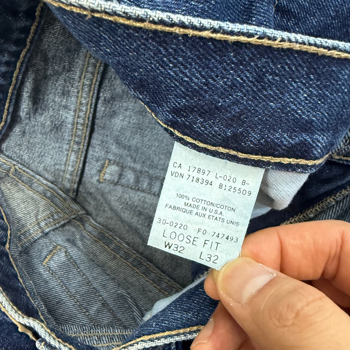 (30)GAP 갭 진청 데님팬츠(made in usa) 상품이미지5