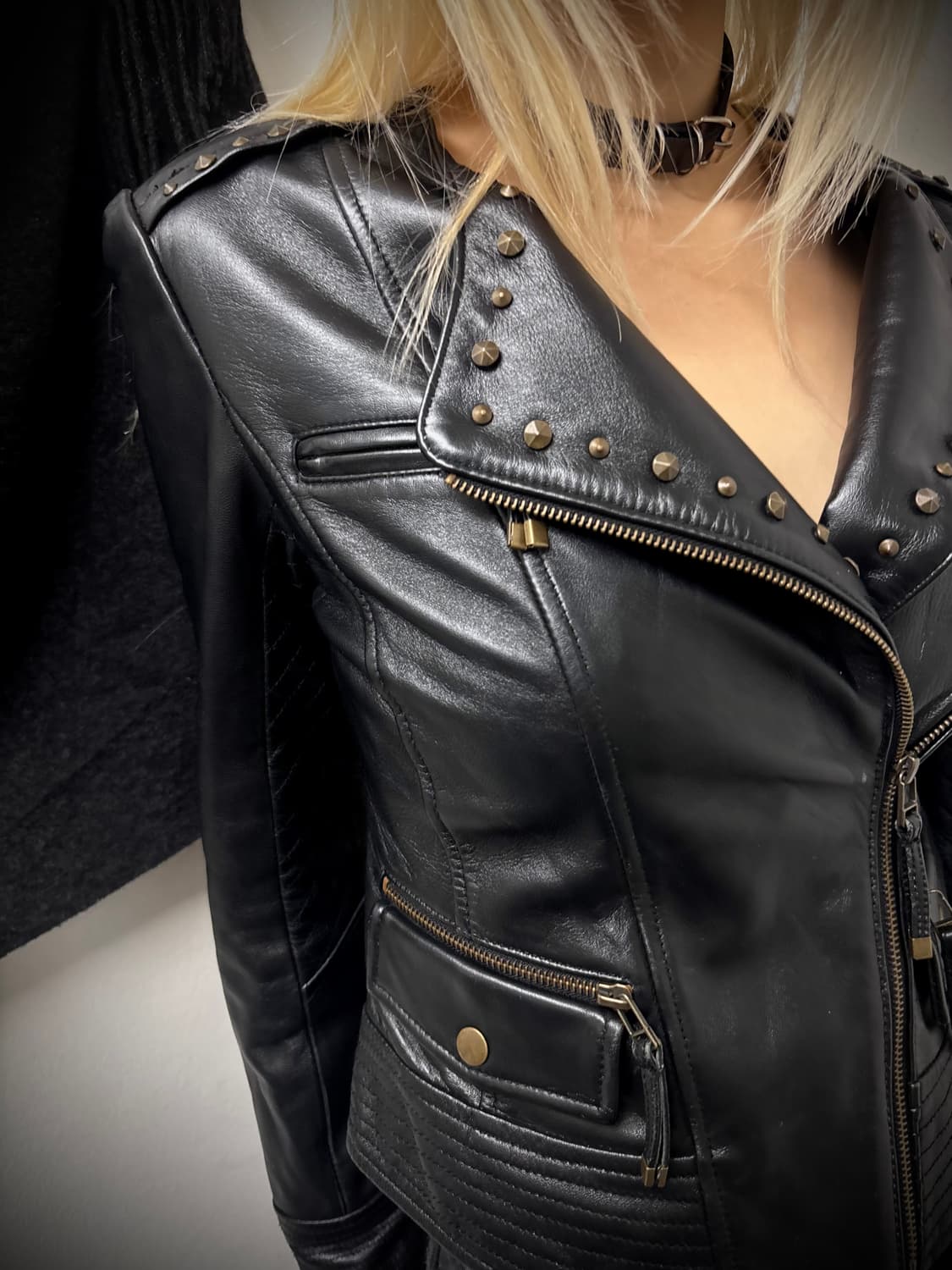 “Vintage”00’s RockChic Studded Sheepskin 상품이미지8