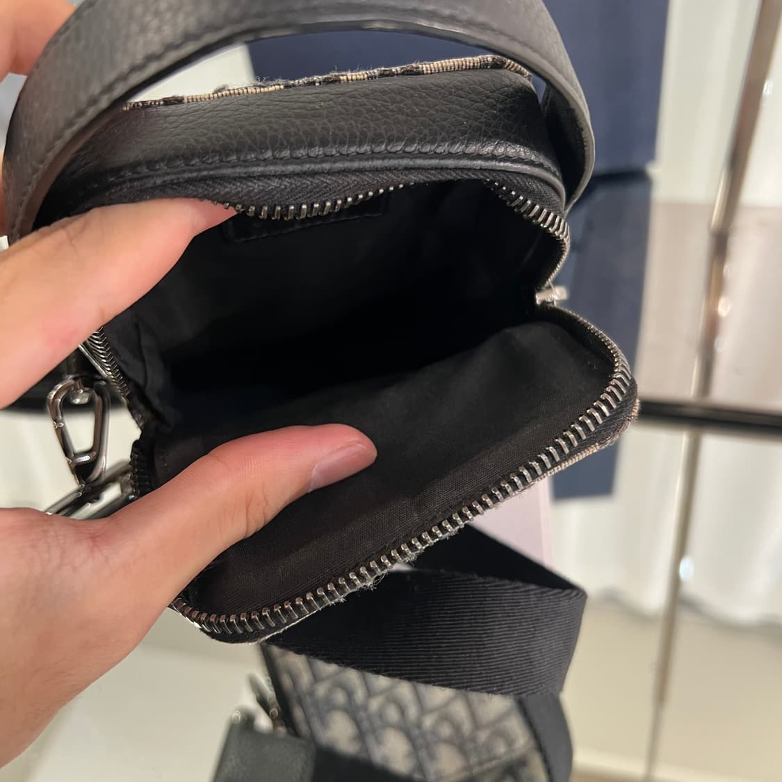 [풀구성] 디올 오블리크 마이크로 파우치 상품이미지6