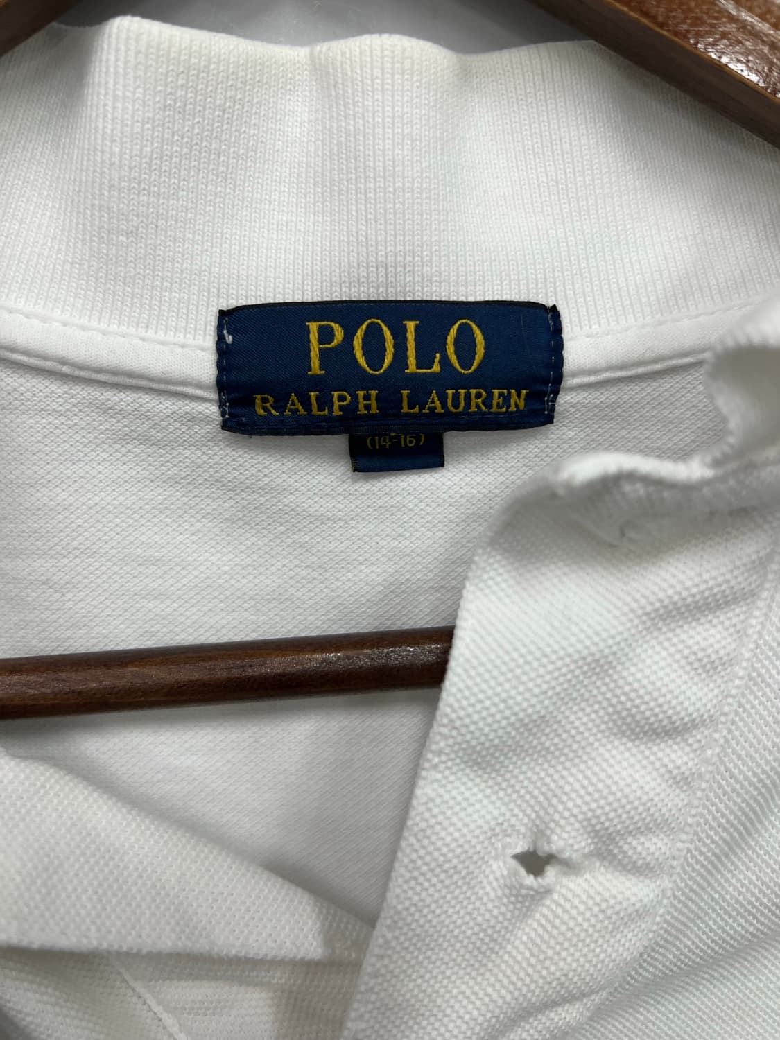 폴로 화이트 카라티  상품이미지2