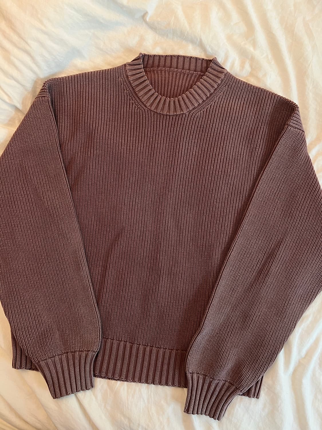 VELOUR GARMENTS 7 게이지 니트 / 버건디 / M 상품이미지1