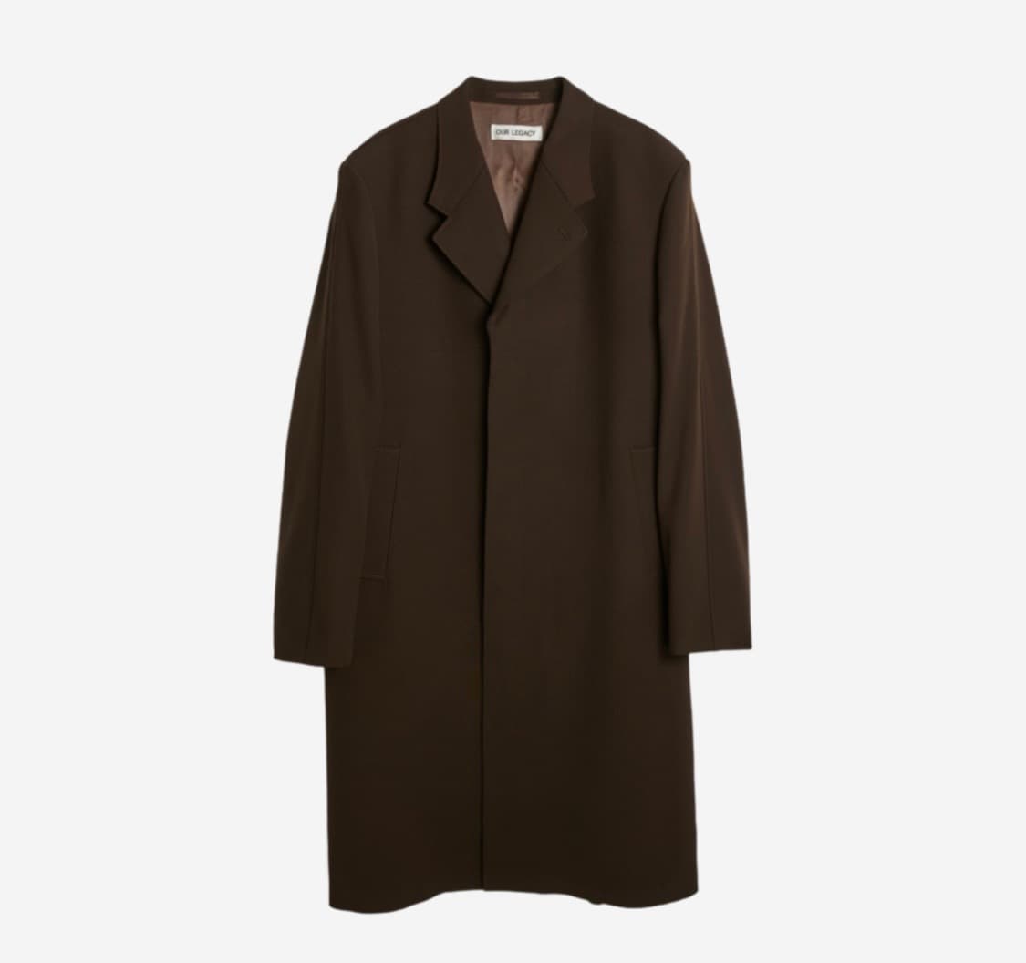 아워레가시 유니폼 코트(울) 브라운 48 팝니다. 상품이미지1