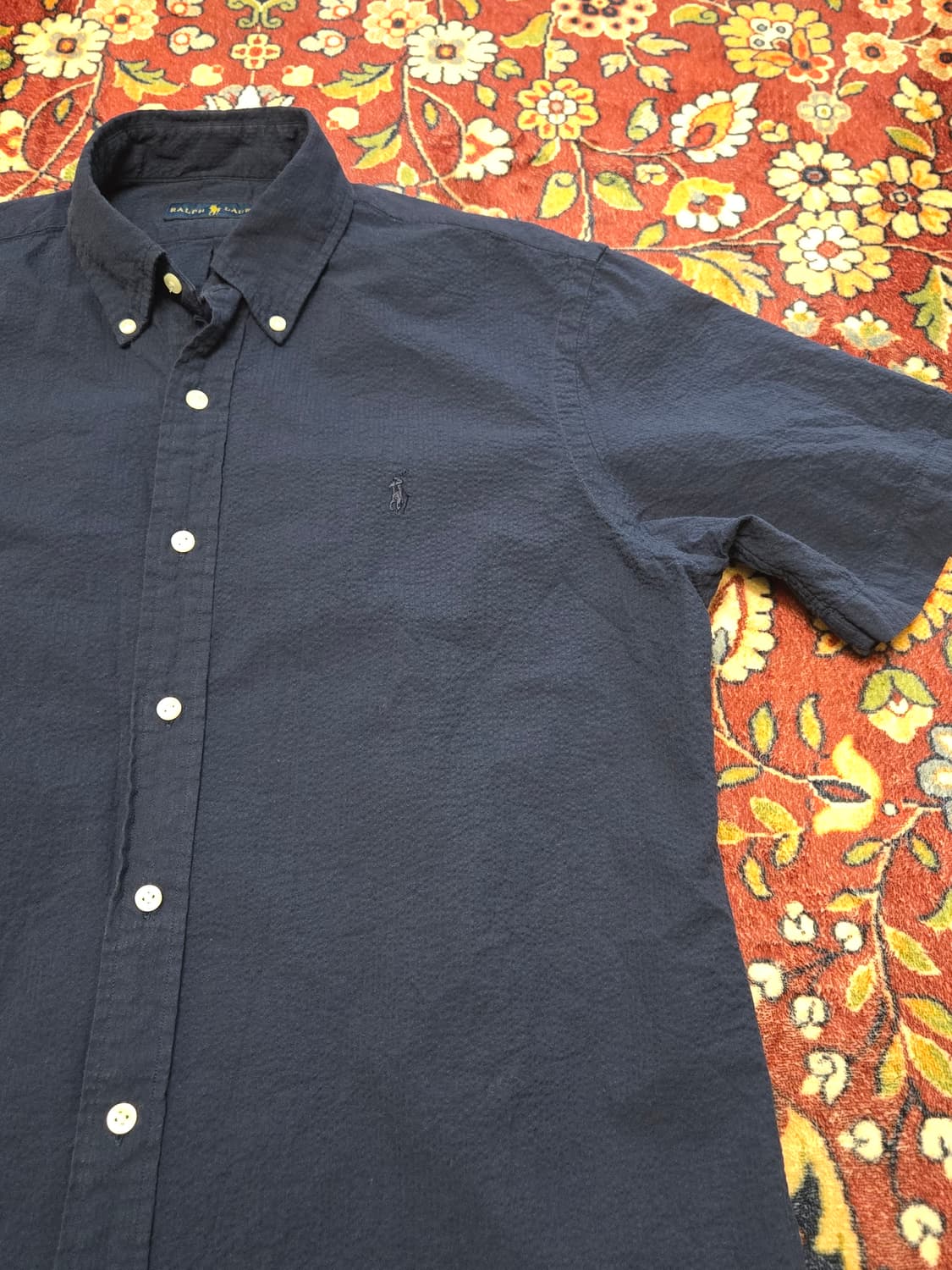 [M] 폴로 랄프로렌 시어서커 스트라이프 반팔 셔츠 상품이미지5