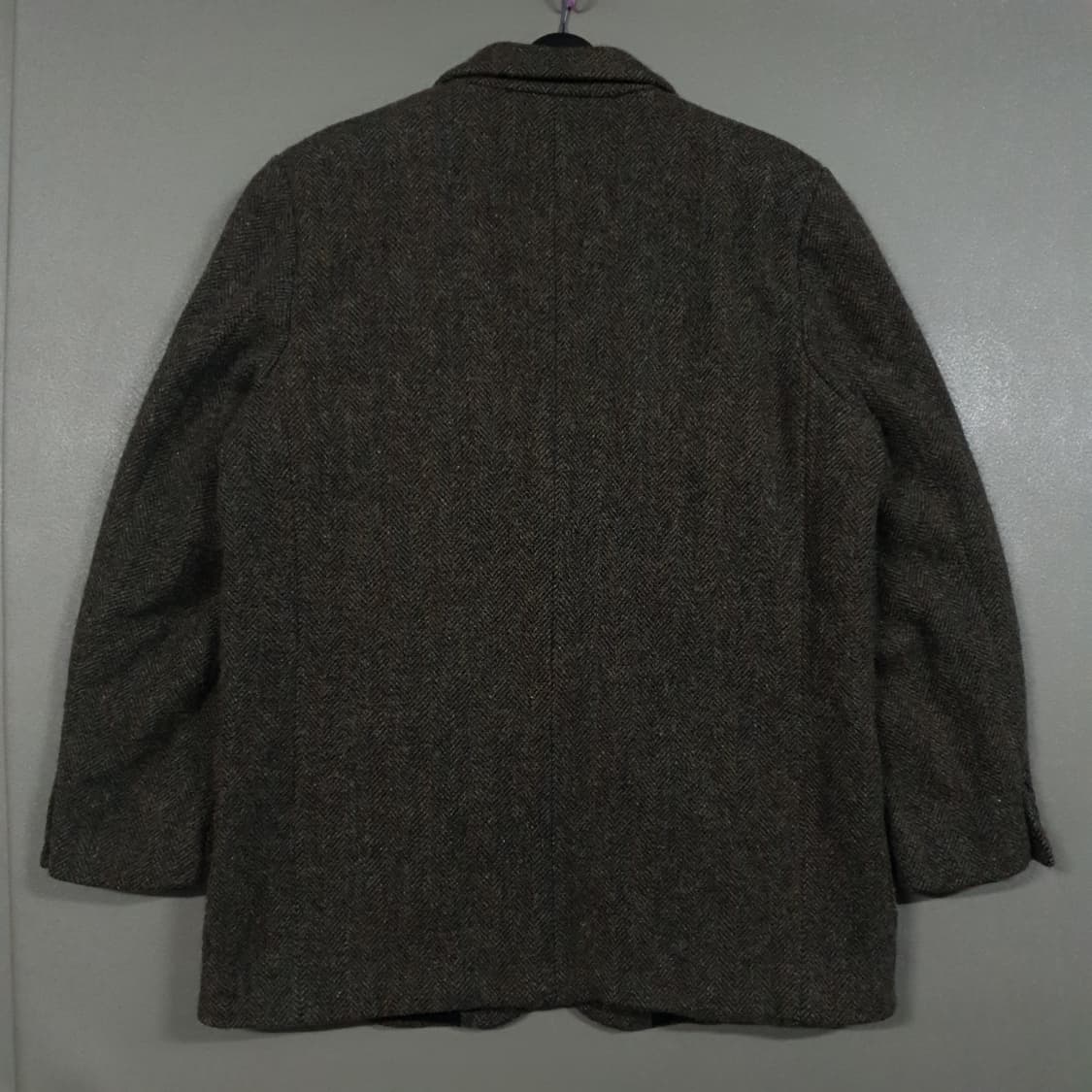 L (100) 90s L.L.Bean 엘엘빈 헤링본 테일러드 트위드 자켓 상품이미지8